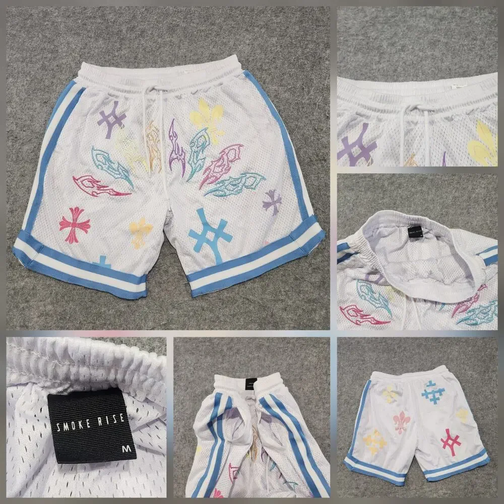 Smoke Rise‎ Mens M Medium Embroidered Streetwear Basketball Athletic Shorts